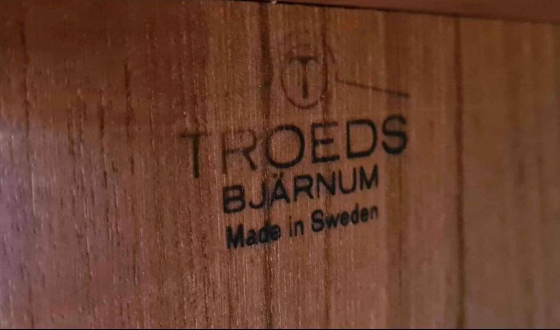 Vintage Teak Wall Unit Nils Jonsson for Troedes Bjärnum