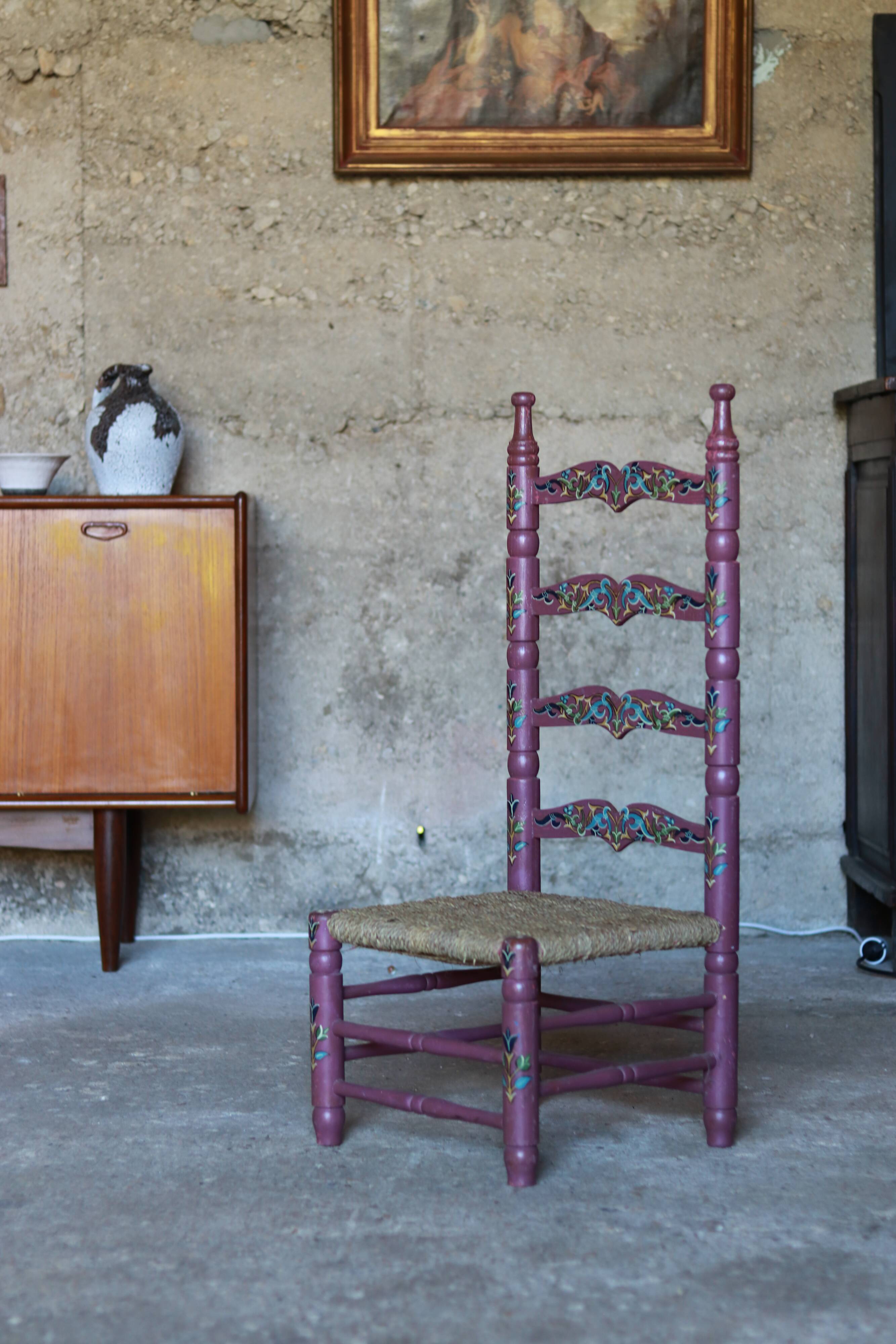 Vintage folk nurse's chair