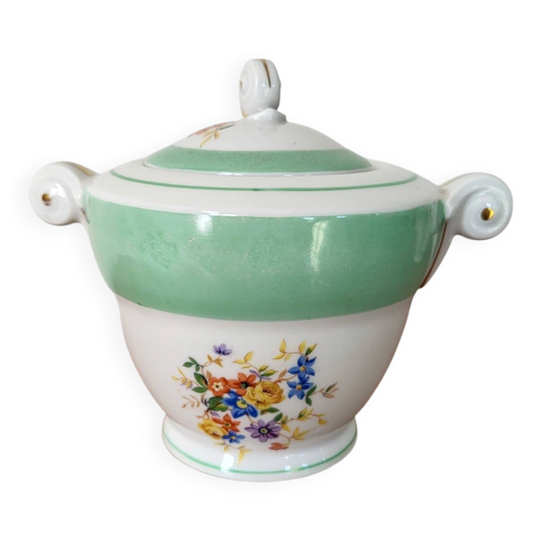 Pot couvert, Sucrier en porcelaine Limoges