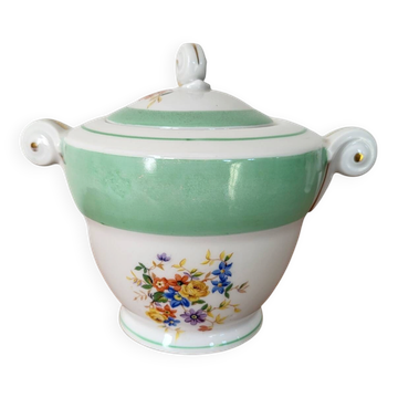 Pot couvert, Sucrier en porcelaine Limoges
