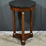 Tripod Pedestal Table in Mahogany, Empire Style – Early 20th Century