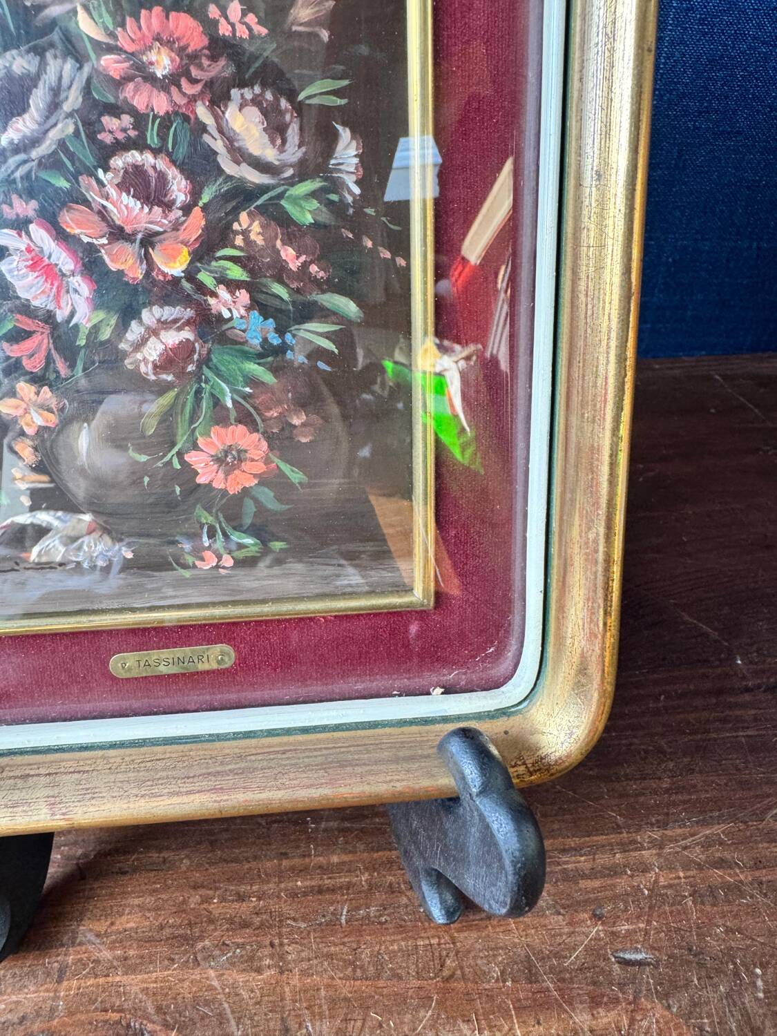 Oil on panel signed Gino Tassinari (1920-2001) Still life