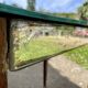 Table d'appoint miroir