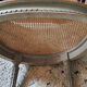 Bergere Louis XVI in wood and double canning