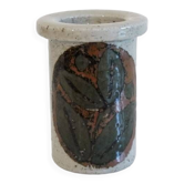 Vase suedois en ceramique chamottée de Rorstrand
