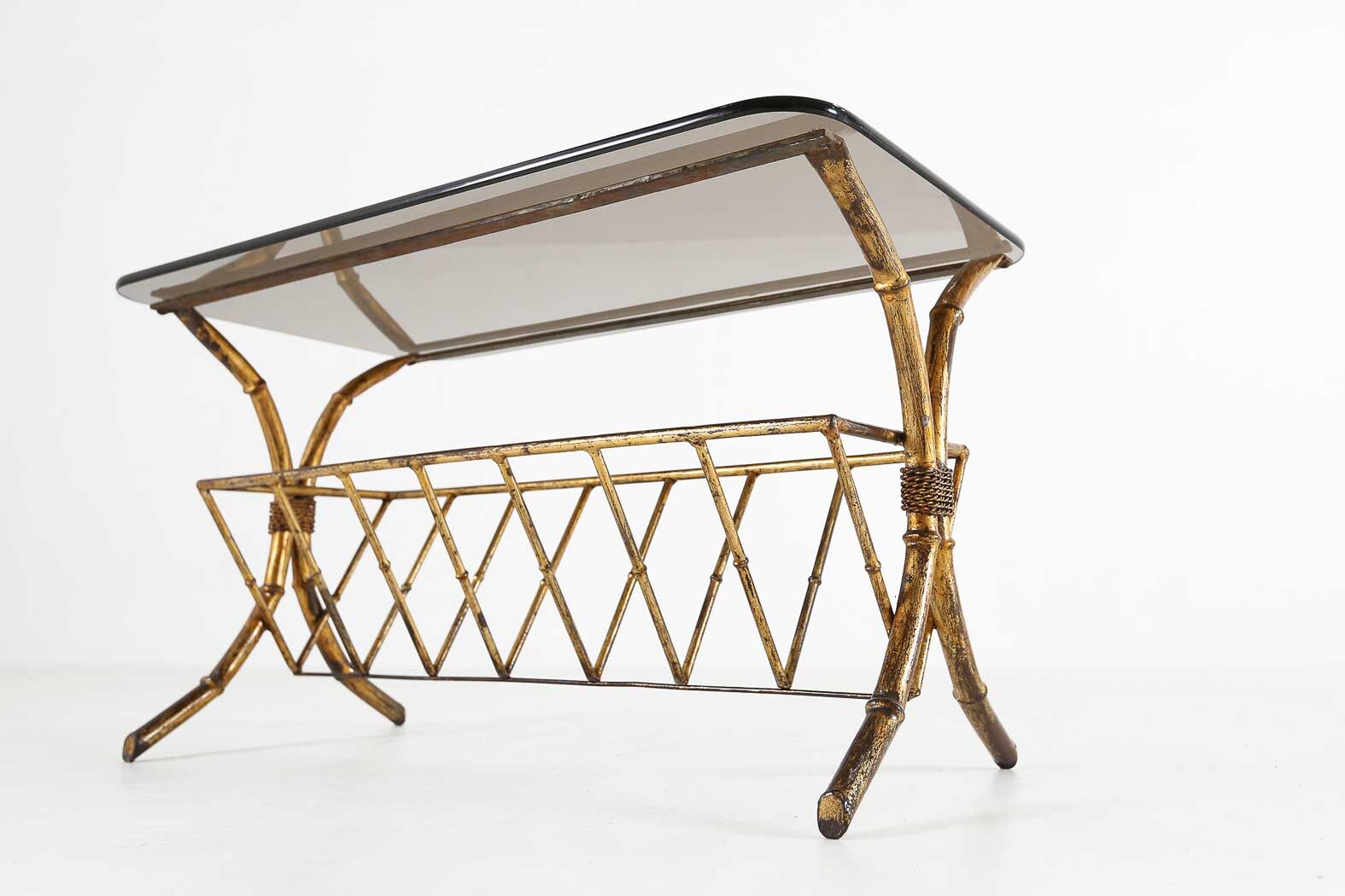 Regency bamboo coffee table