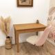 Vintage desk, in solid oak