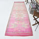 3x11 pale pink vintage runner rug 104x328cm