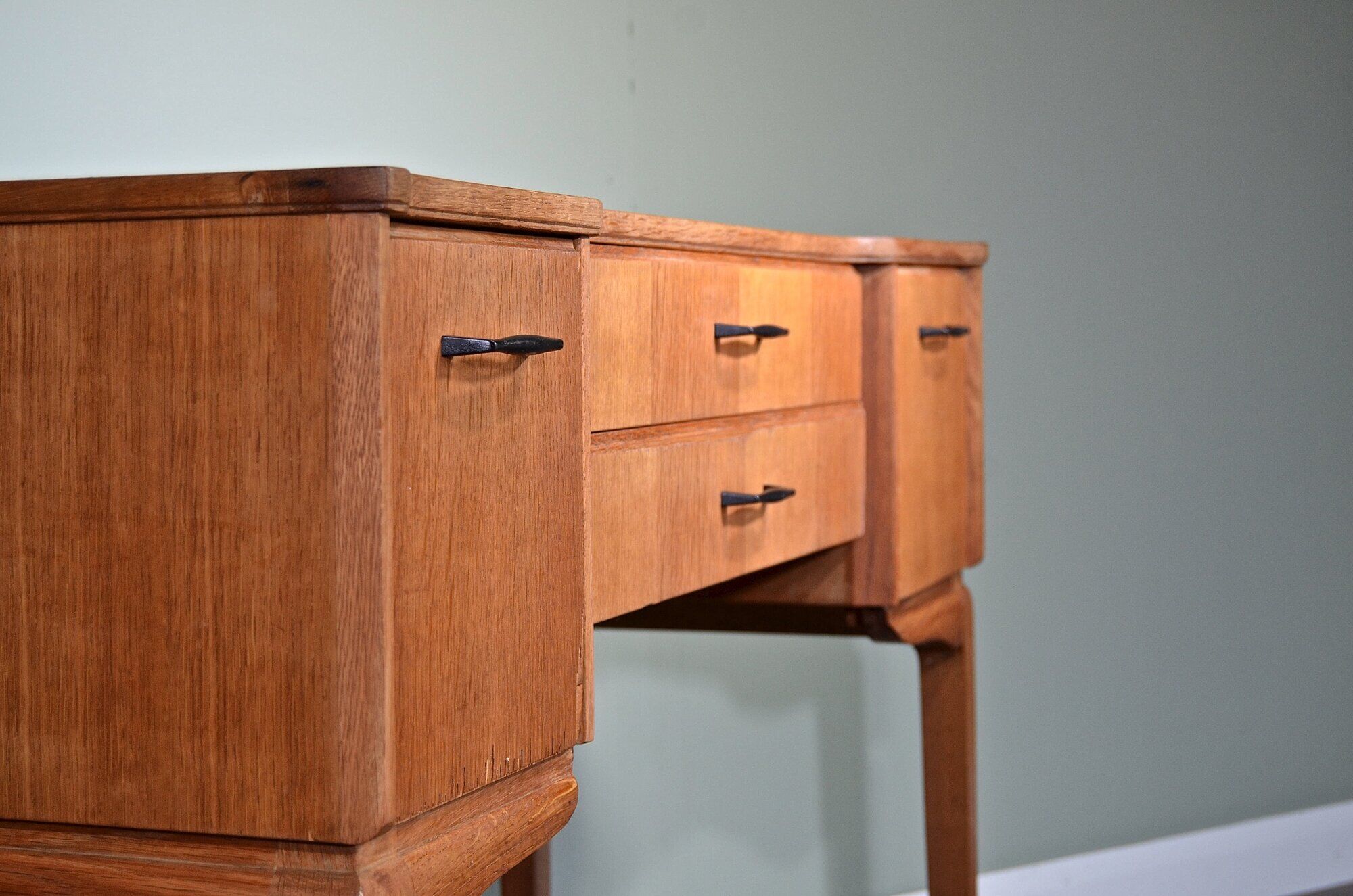 Midcentury lebus 'link' Scandinavian console table