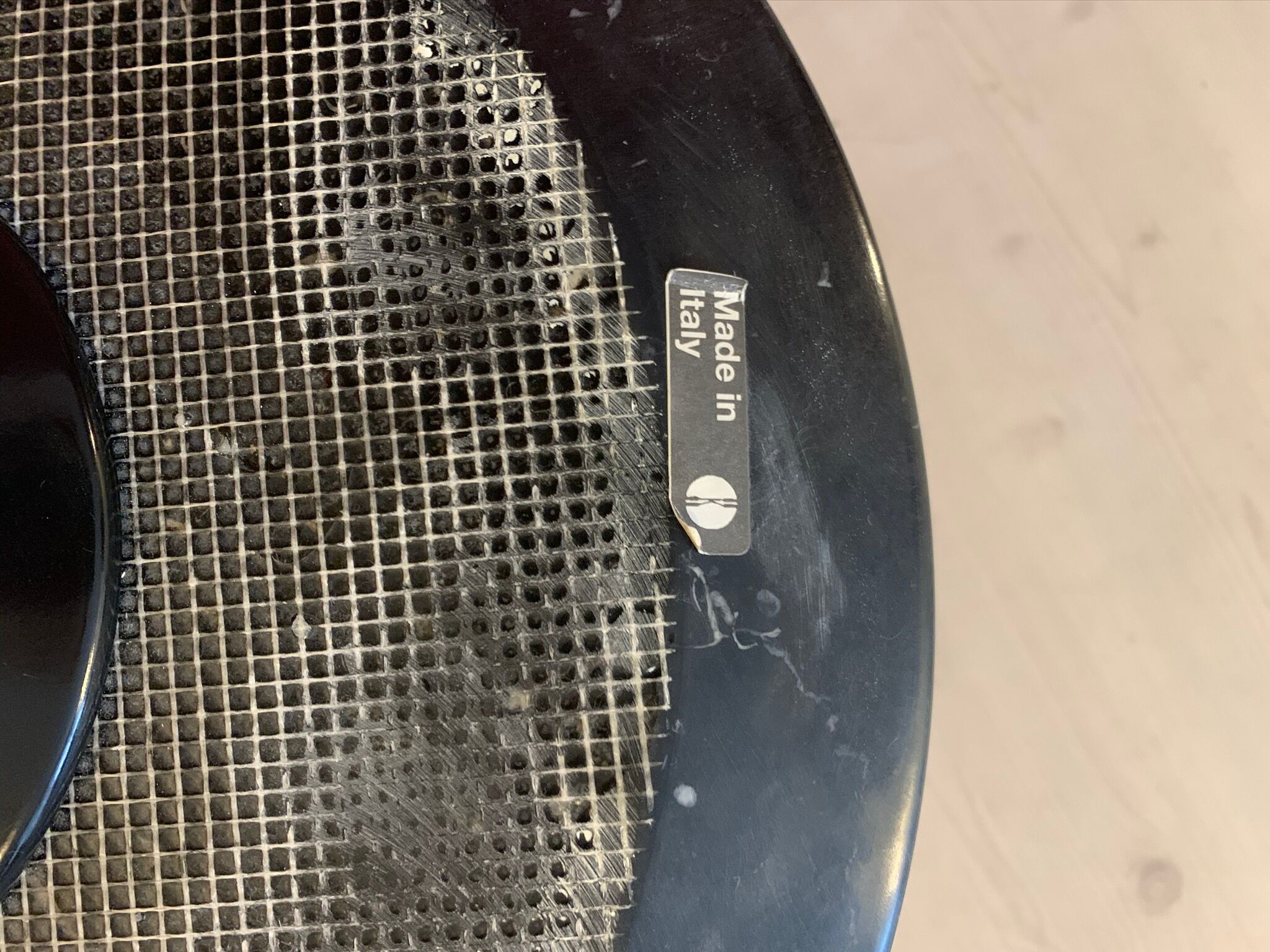 Tulip side table in black marble by Eero Saarinen , 1970s