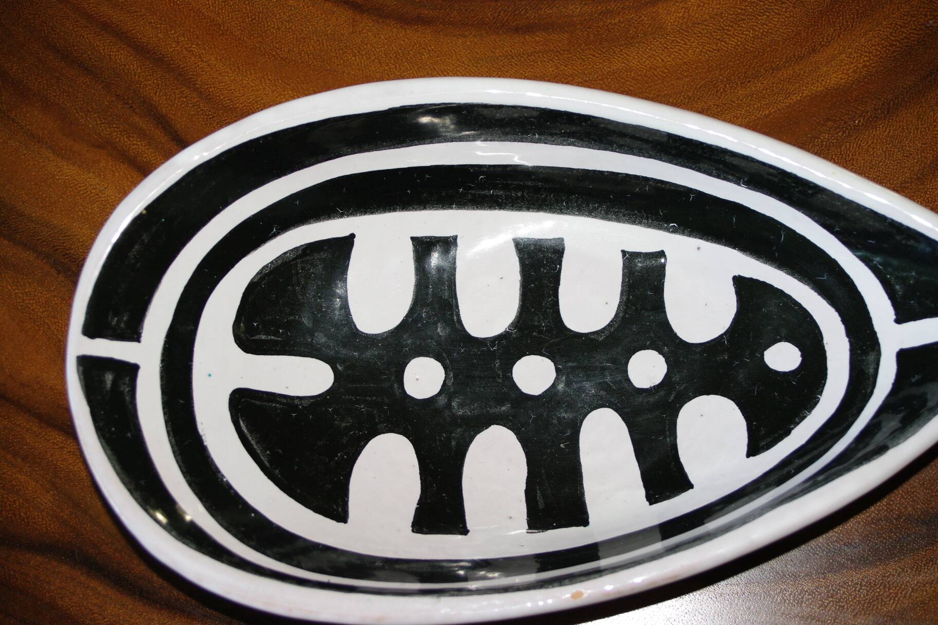 Vintage ceramic pocket by r freymond switzerland 1950