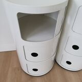 Paire de chevets kartell