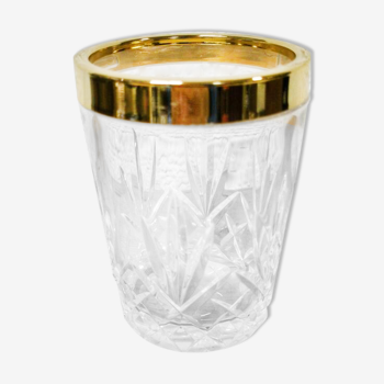 Golden crystal ice bucket