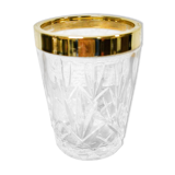 Golden crystal ice bucket