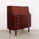 Mahogany secretary, Danish design, 1970s, manufacturer: PMJ Viby J