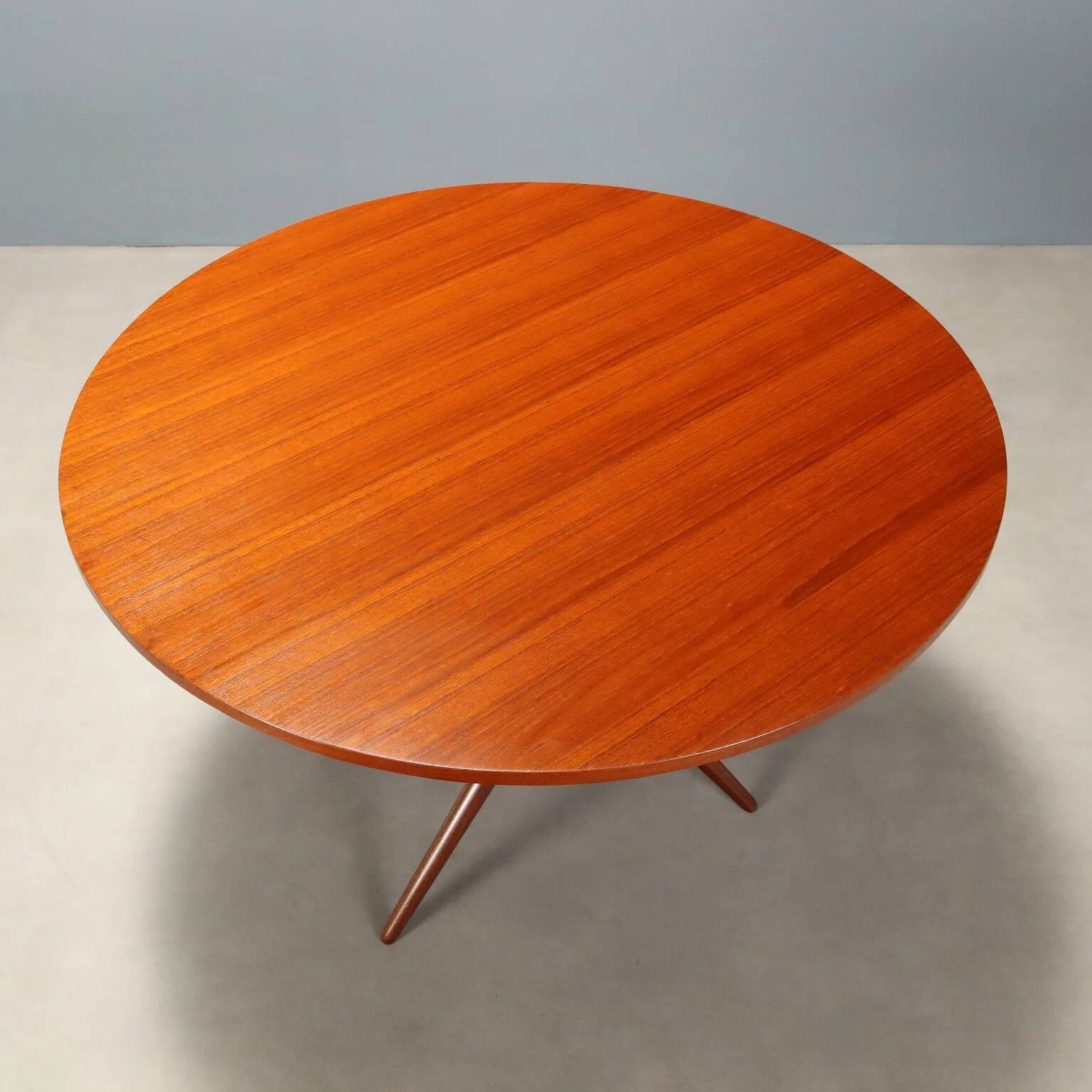 Vintage teak dining table designed in Italy from the 1960s.