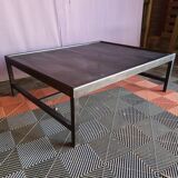 Large industrial metal coffee table