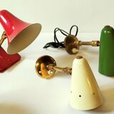Set of 7 spotlights 1940s