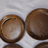 Set of 9 sandstone plates