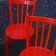 Suite de 6 chaises design 1980