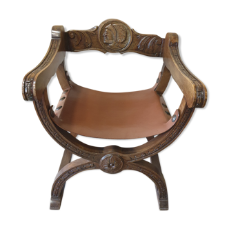 Dagobert chair seated leather