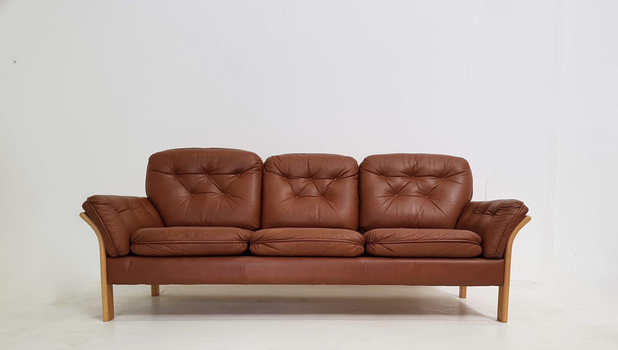 Sofa edited by Ulferts Sweden Wooden Structure, canna 1960s