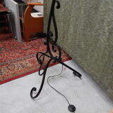 Wrought iron lamppost tripod art deco