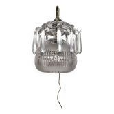 Aplique de pared de cristal. España, 1950s.