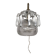 Aplique de pared de cristal. España, 1950s.