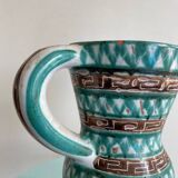 Ceramic pitcher signed Robert Picault – Scarified decoration – Vintage