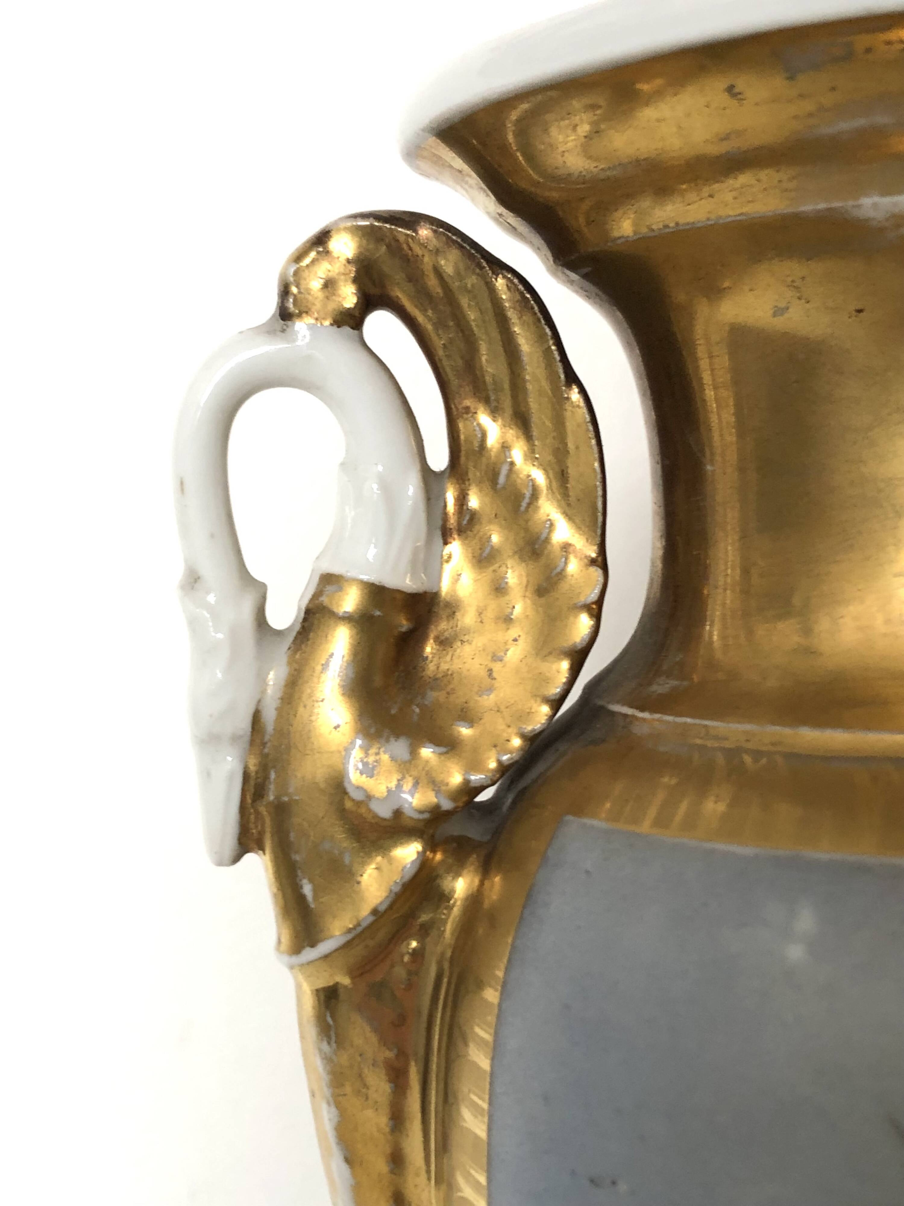 Empire swan neck vase