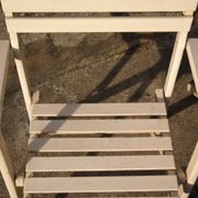 Pair of garden armchairs