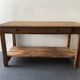 Drapery table, Mercerie, craft furniture early twentieth century