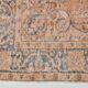 5'0 x 8'7 Ft Terracotta & Faded Blue Floral Vintage Persian Rug, 153x261 Cm