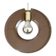 suspension in plexiglass and chrome space age brown mauve colour 70s 80s