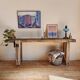 Ancien établi de menuisier – Console en bois massif