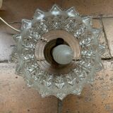 Vintage glass pendant lamp