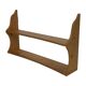 Vintage wooden wall shelve rack bookshelf in pinewood  minimalist design