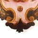 Ancient baroque coat of arms Pasqui in poplar, Florence, 18th century