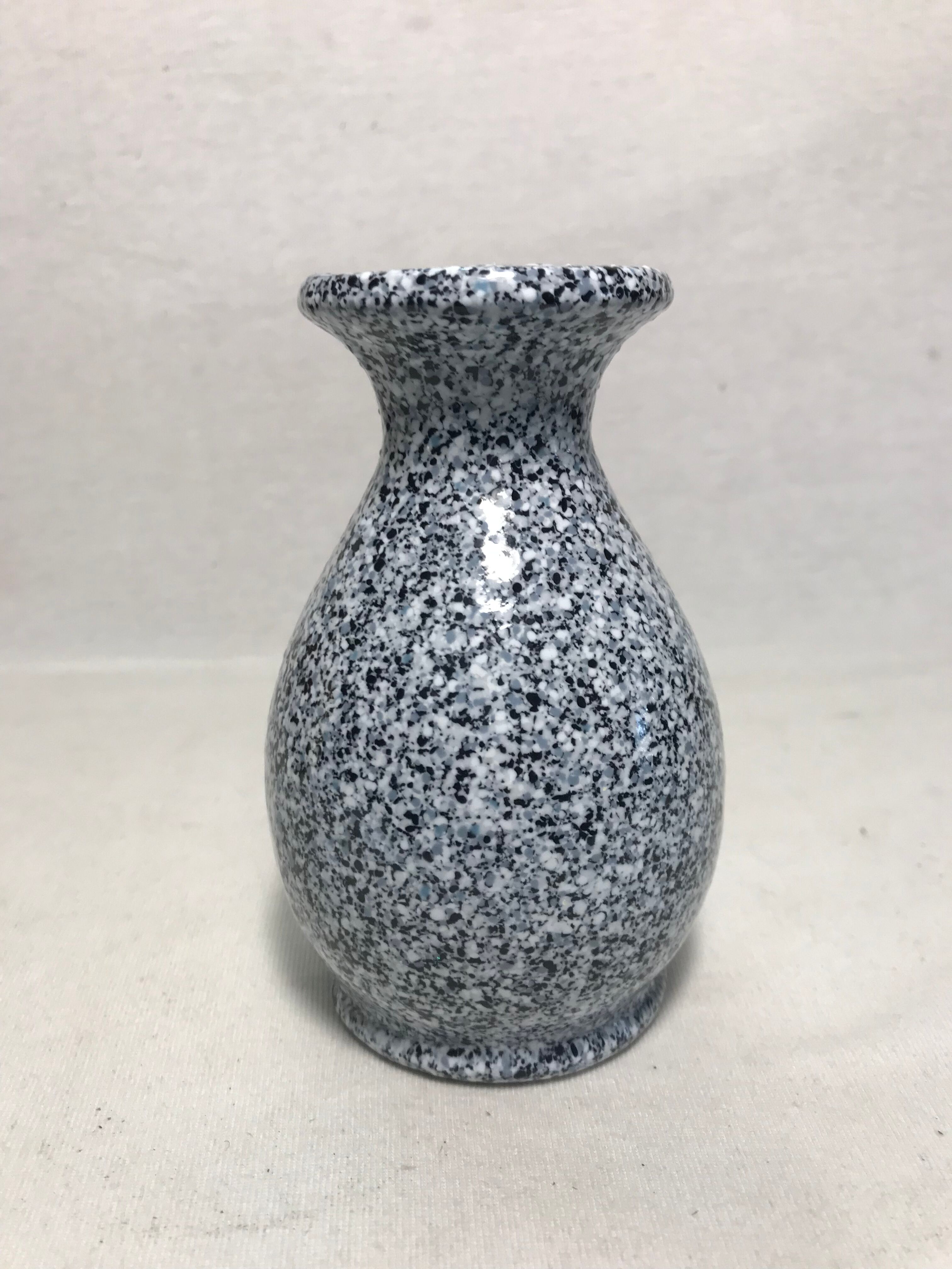 Old marble white black grey vintage decoration vase