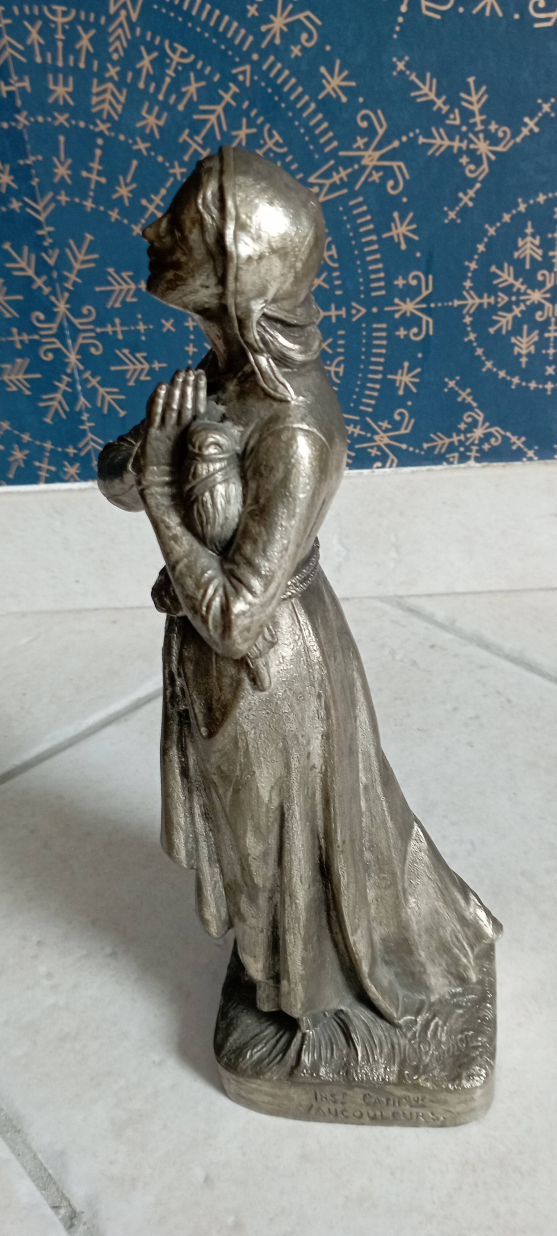 Joan of Arc listening to her voices