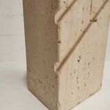 Travertine table lamp, 1970