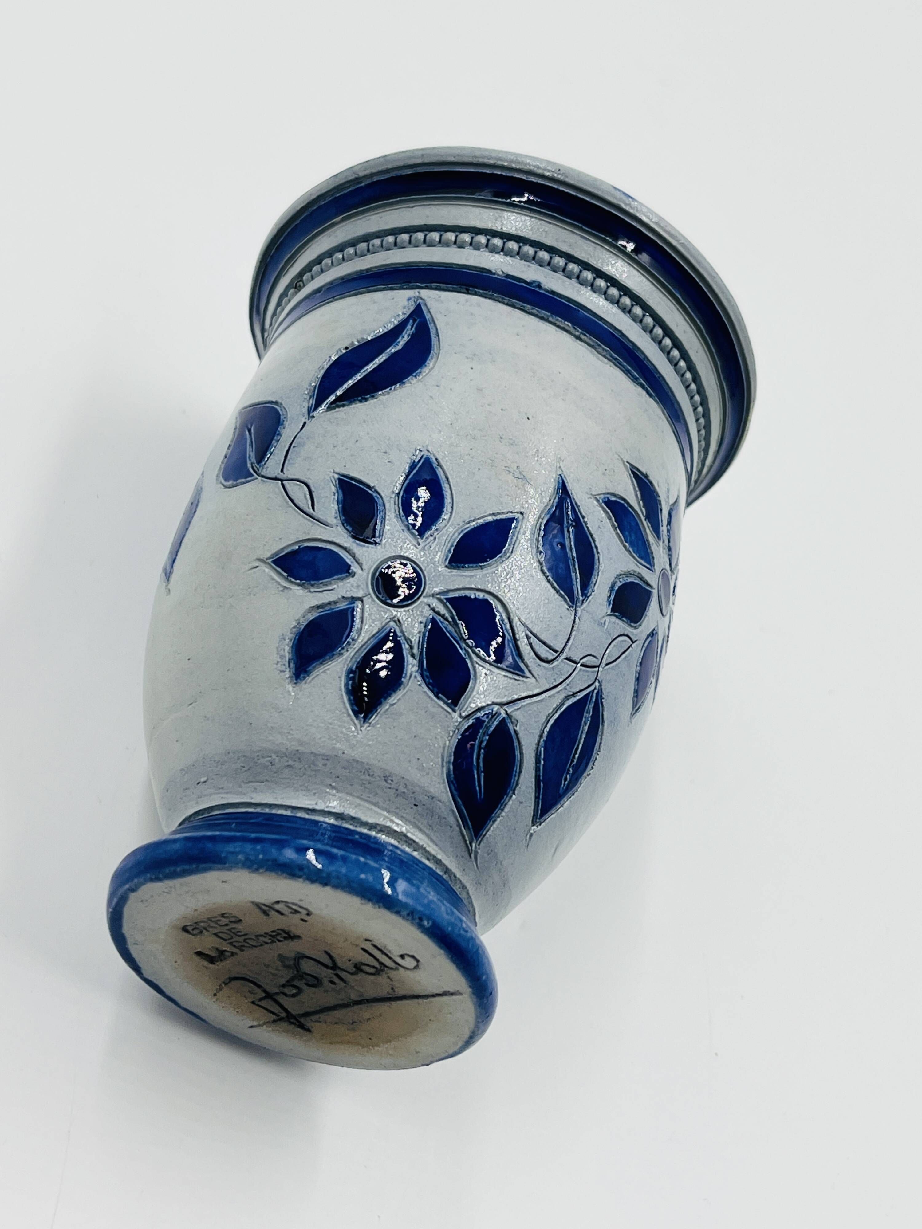 Vase Stoneware from La Roche – Jos Kalb – 1940s