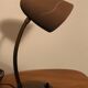 Lampe de bureau marron 50's