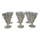 Set of 6 vintage bistro glasses
