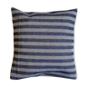 Striped jeans cushion 40 cm