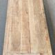 Wooden coffee table with pin legs