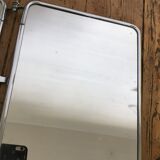 Vintage triptych barber mirror