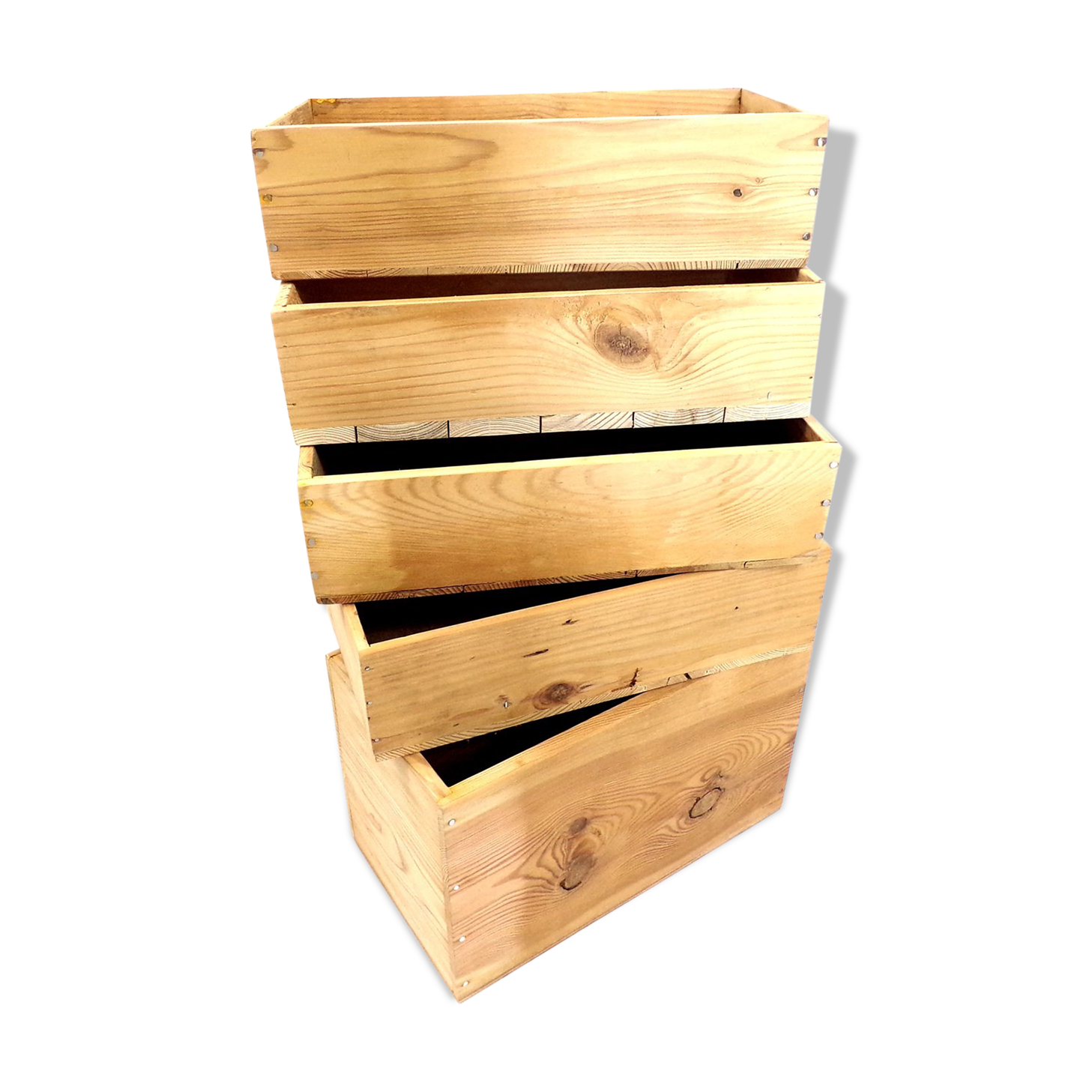Lot of 5 vintage storage lockers