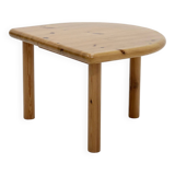 Solid Pine Coffee Table or Side Table by Rainer Daumiller for Hirtshalls Sawmills 1970s